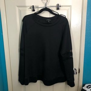3/$18 Forever 21 Long Sleeve top with sheer panels